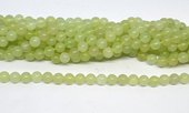 Mountain Jade Polished 8mm round 44 beads-beads incl pearls-Beadthemup