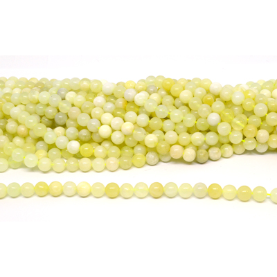 Mountain Jade Polished 8mm round 44 beads