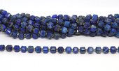 Lapis Lazuli Faceted Cube 8mm strand 38 beads-beads incl pearls-Beadthemup