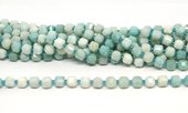 Amazonite Brazil Faceted Cube 8mm strand 37 beads-beads incl pearls-Beadthemup