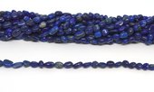 Lapis Lazuli A Polished Nugget 4x6mm strand 75 beads-beads incl pearls-Beadthemup