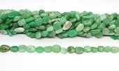 Chrysophase Polished Nugget 8x10mm strand 40 beads-beads incl pearls-Beadthemup