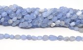 Blue Lace Agate Polished Nugget 8x10mm strand 40 beads-beads incl pearls-Beadthemup
