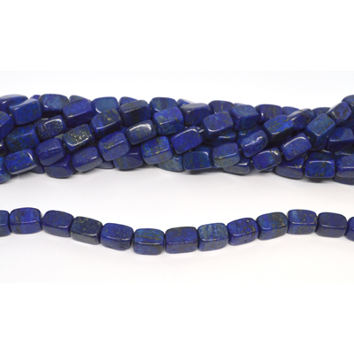Lapis Rectangle Nugget 12x8nn strand 32 beads