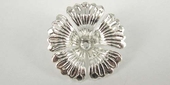 Sterling Silver Bead Flower 25mm 1 pack-findings-Beadthemup