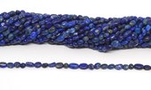 Lapis Lazuli Polished Nugget 4x6mm strand 75 beads-beads incl pearls-Beadthemup