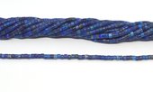 Lapis Lazuli Polished tube 3x2mm strand 175 beads-beads incl pearls-Beadthemup