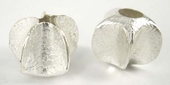 Sterling Silver Bead Flower 12mm 1 pack-findings-Beadthemup