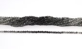 Rutile Quartz Graded Faceted 3mm round strand 136 beads-beads incl pearls-Beadthemup