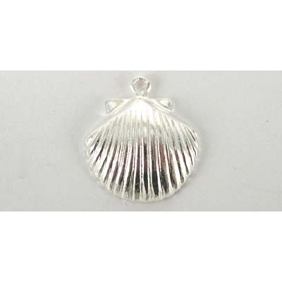 Sterling Silver Pendant Sea Shell 18mm