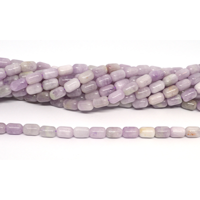 Kunzite Polished Barrel 6x9mm strand 42 beads