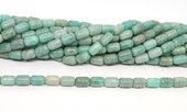 Amazonite Polished Barrel 6x9mm strand 42 beads-beads incl pearls-Beadthemup