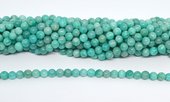 Amazonite African A Polished round 6mm strand 65 beads-beads incl pearls-Beadthemup