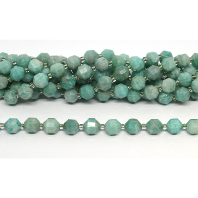 Amazonite Mozambque energy Bar 8mm strand 38 beads