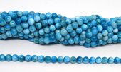 Apatite Light Polished 6mm round strand 37 beads-beads incl pearls-Beadthemup
