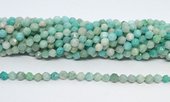Brazilian Amazonite Faceted star cut 6mm strand 65 beads-beads incl pearls-Beadthemup