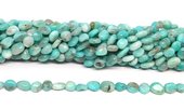 Brazilian Amazonite Polished Nugget 6x8mm strand 43 beads-beads incl pearls-Beadthemup