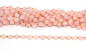Rose Quartz Faceted Diamond cut Rice strand 38 beads-beads incl pearls-Beadthemup