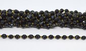 Sardononyx Agate Faceted Diamond cut Rice strand 38 beads-beads incl pearls-Beadthemup