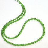 Tzavorite polished rondel Graduated 2.4x1.4-4.4x2.5mm str 220 beads-beads incl pearls-Beadthemup