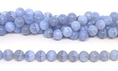 Blue Lace Agate 12mm polished round strand 31 beads-beads incl pearls-Beadthemup