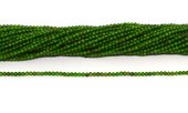 Chrome Diopside 2mm polished round strand 210 beads-beads incl pearls-Beadthemup