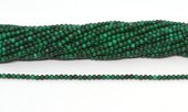 Malachite 2mm polished round strand 175 beads-beads incl pearls-Beadthemup