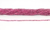 Pink Tourmaline 2mm Faceted round strand 220 beads-beads incl pearls-Beadthemup