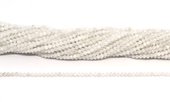 Moonstone 2mm Faceted round strand 195 beads-beads incl pearls-Beadthemup
