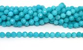 Dyed Amazonite 10mm Faceted Round Strand 40 beads-beads incl pearls-Beadthemup