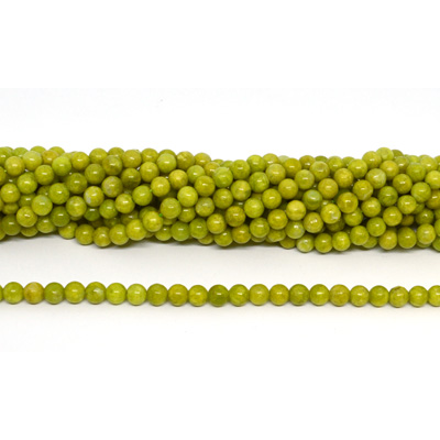 Green Opal A+ 6mm Polished Round strand 65 beads
