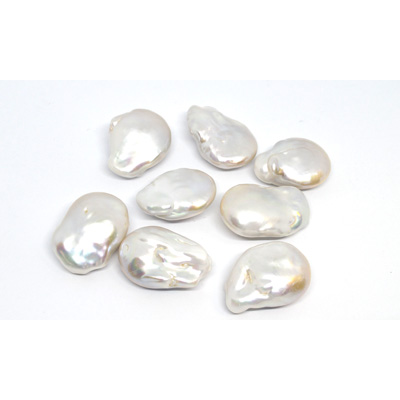 Freshwater Pearl 32x22mm EACH NO HOLE (we can drill)