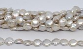 Freshwater Pearl Coin 14mm strand 33 beads-beads incl pearls-Beadthemup
