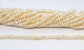 Freshwater Pearl Keshi centre drill 6x4mm strand 110 beads-beads incl pearls-Beadthemup