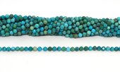 Turquoise AAA Faceted Round 4mm strand 96 beads-beads incl pearls-Beadthemup