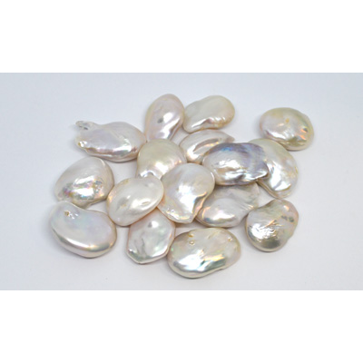 Freshwater Pearl 35x22mm top drilled for pendant EACH