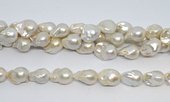 Freshwater Pearl Baroque 22x17mm strand 20 beads-beads incl pearls-Beadthemup