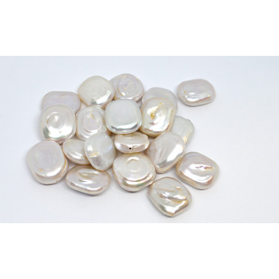 Freshwater Pearl 20x18mm top drilled for pendant EACH