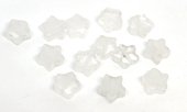 Clear Quartz Star 10mm EACH BEAD-beads incl pearls-Beadthemup