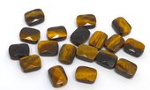 Tiger Eye Faceted flat Rectangle 11x8mm EACH BEAD-beads incl pearls-Beadthemup