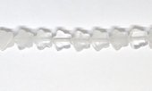 Clear Quartz Star 10mm Strand 20 beads-beads incl pearls-Beadthemup
