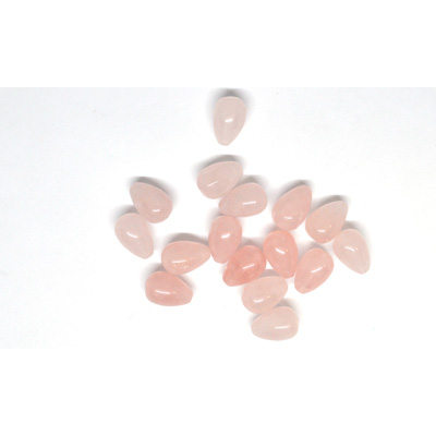 Rose Quartz Polished Teardrop 15x10mm PAIR