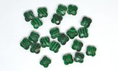 Malachite Imitation Faceted Flower 10mm EACH BEAD-beads incl pearls-Beadthemup
