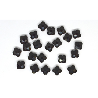 Onyx Faceted Flower 10mm EACH BEAD