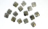 Labradorite Faceted Flower 10mm EACH BEAD-beads incl pearls-Beadthemup