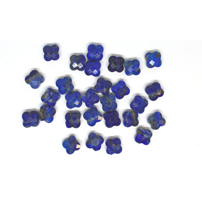 Lapis Lazuli Faceted Flower 10mm EACH BEAD