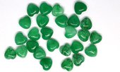 Jade Green Polished Heart 10mm EACH BEAD-beads incl pearls-Beadthemup