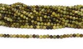 Green Garnet 6mm Polished round strand 68 beads-beads incl pearls-Beadthemup