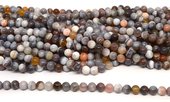 Botswana Agate 8mm Polished round Strand 46 beads-beads incl pearls-Beadthemup