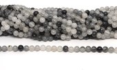 Cloudy Quartz 6mm Polished round Strand 60 beads-beads incl pearls-Beadthemup